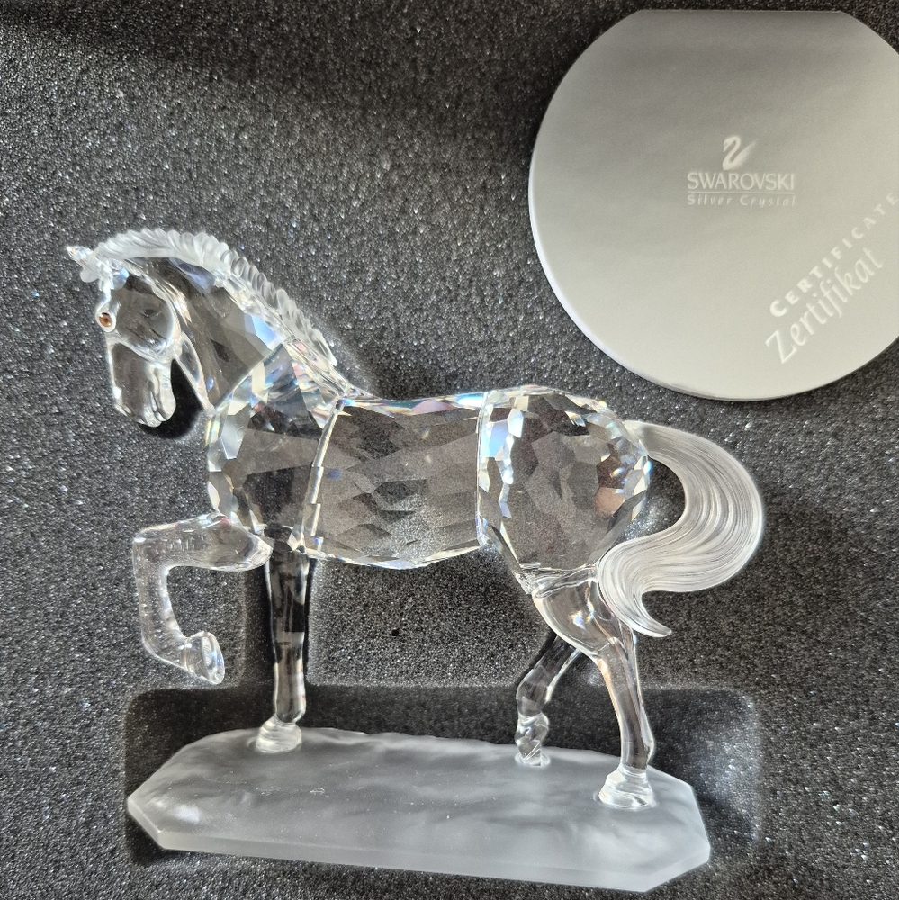 Swarovski Crystal Horse Figurine